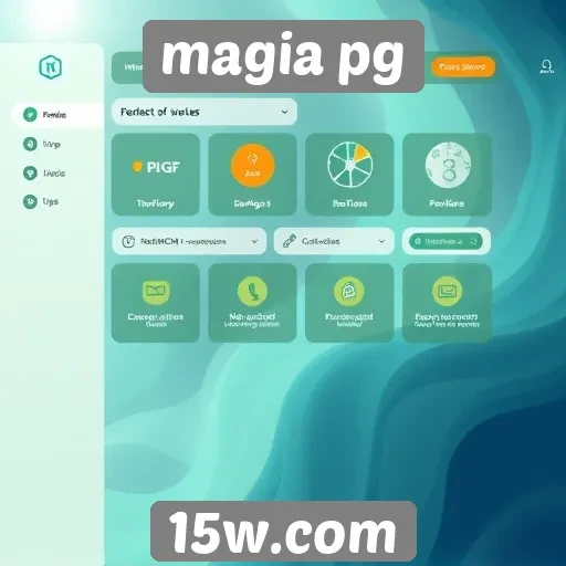Interface do usuário do magia pg e sua usabilidade